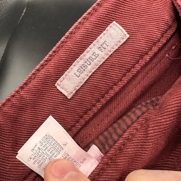 Brunello Cucinelli Deep Red Traditional Fit Denim EU50 - Picture 6 of 8